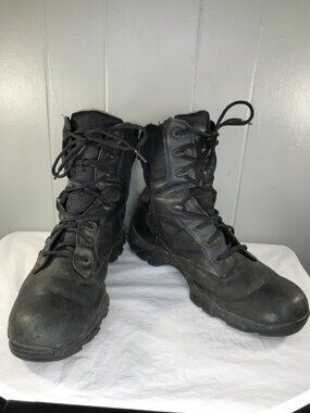 BATES E02268 Black Gore-tex Lined Leather Combat Tactical Boot Men US Size 14